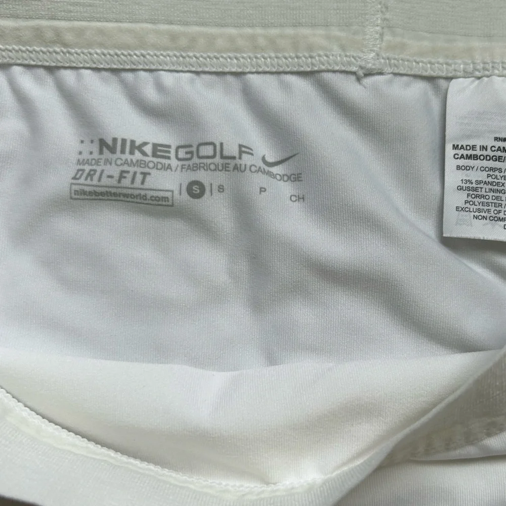 Nike Wome’s White Golf Dri-Fit Skirt and Under Shorts size small - Picture 7 of 13